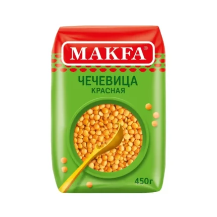 Крупа MAKFA Чечевица красная