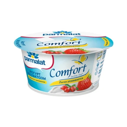 Йогурт безлактозный Parmalat Comport Клубника-Шиповник 3,0%