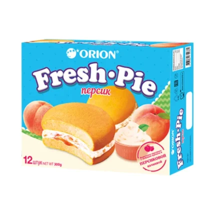 Пирожное бисквитное Orion Fresh Pie Персик